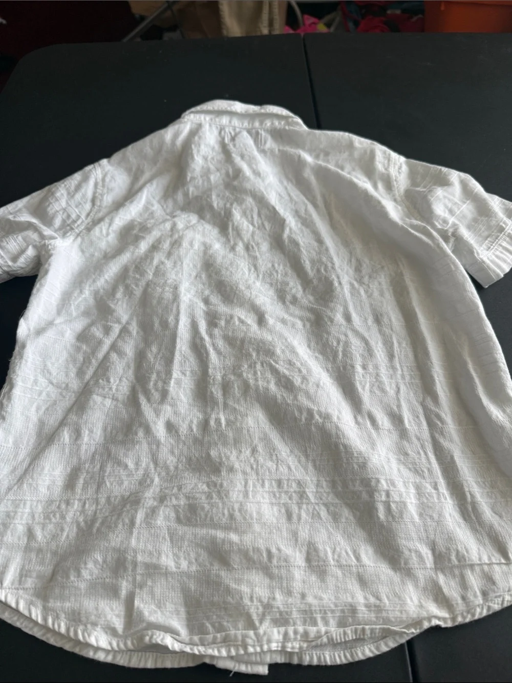 Old Navy White Short-Sleeve Button-Down Shirt